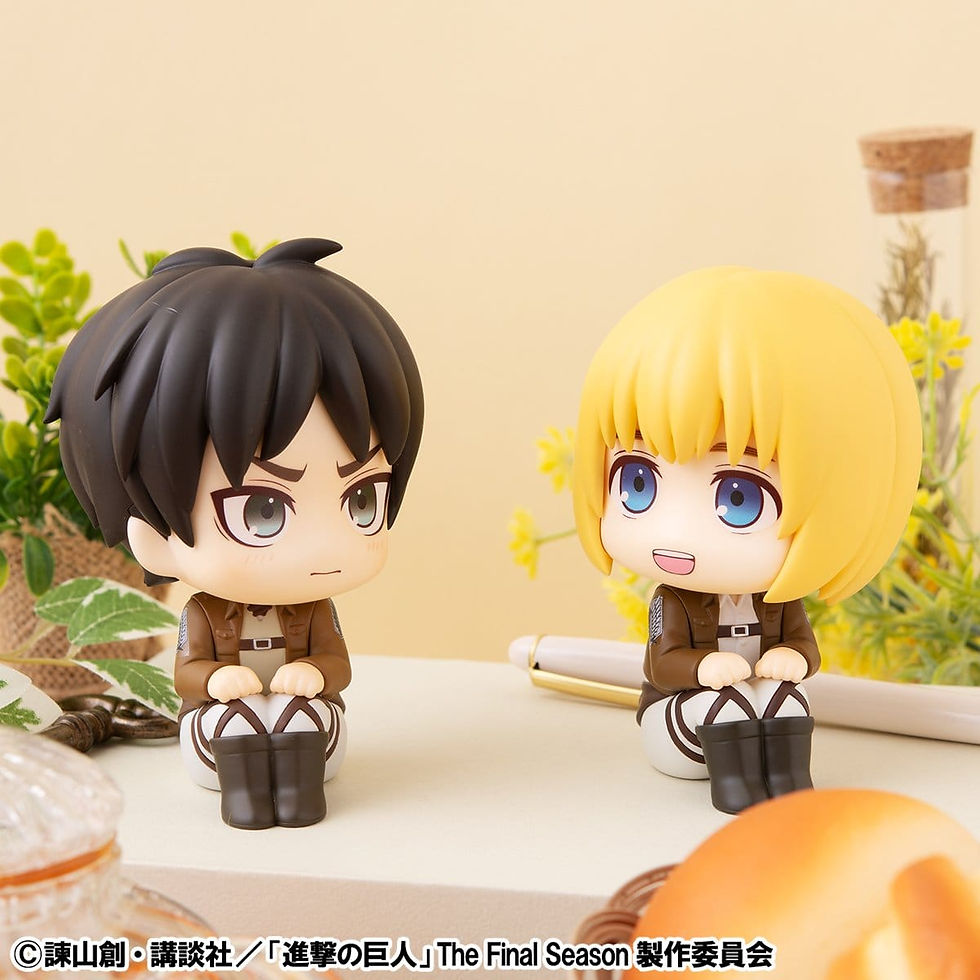 Miniaturbild: Attack on Titan Lookup PVC-Figuren 2er-Pack Armin Arlert & Eren Yeager Grumpy
