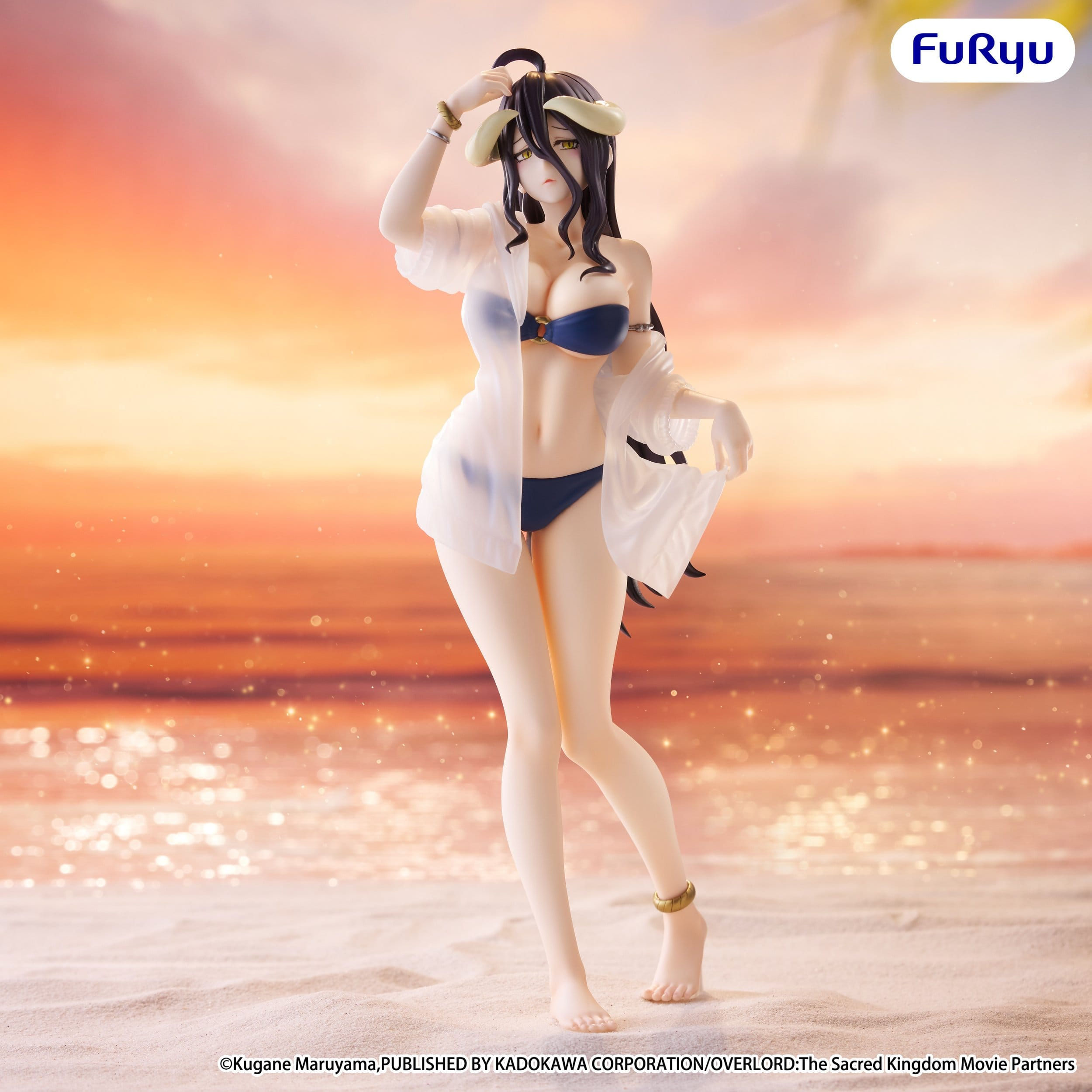 Overlord Muchute PVC Figur Albedo Aqua Ver.