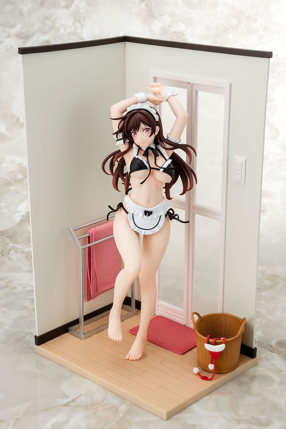 Rent-A-Girlfriend PVC Statue 1/6 Chizuru Mizuhara Maid Bikini ni Okigae