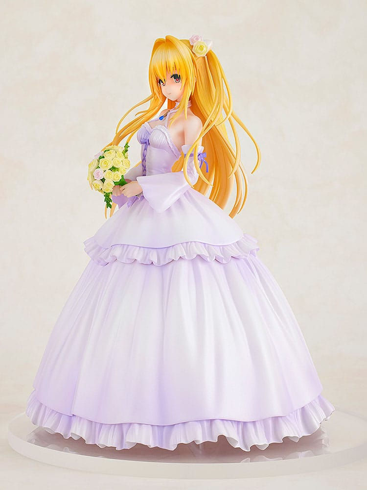 Thumbnail: To Love-Ru Darkness PVC Statue 1/7 Golden Darkness Wedding Dress Ver.