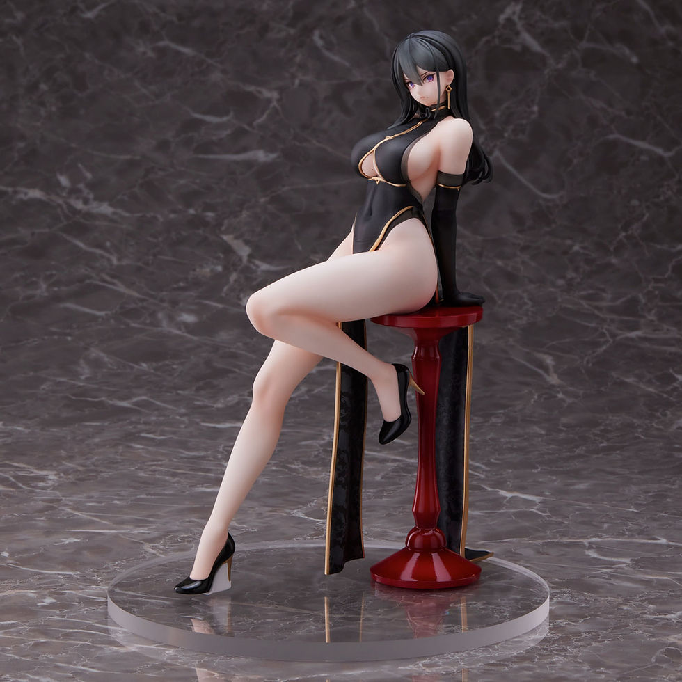 Miniaturbild: Original Character PVC Statue Hayabusa Illustration Black China Dress-chan