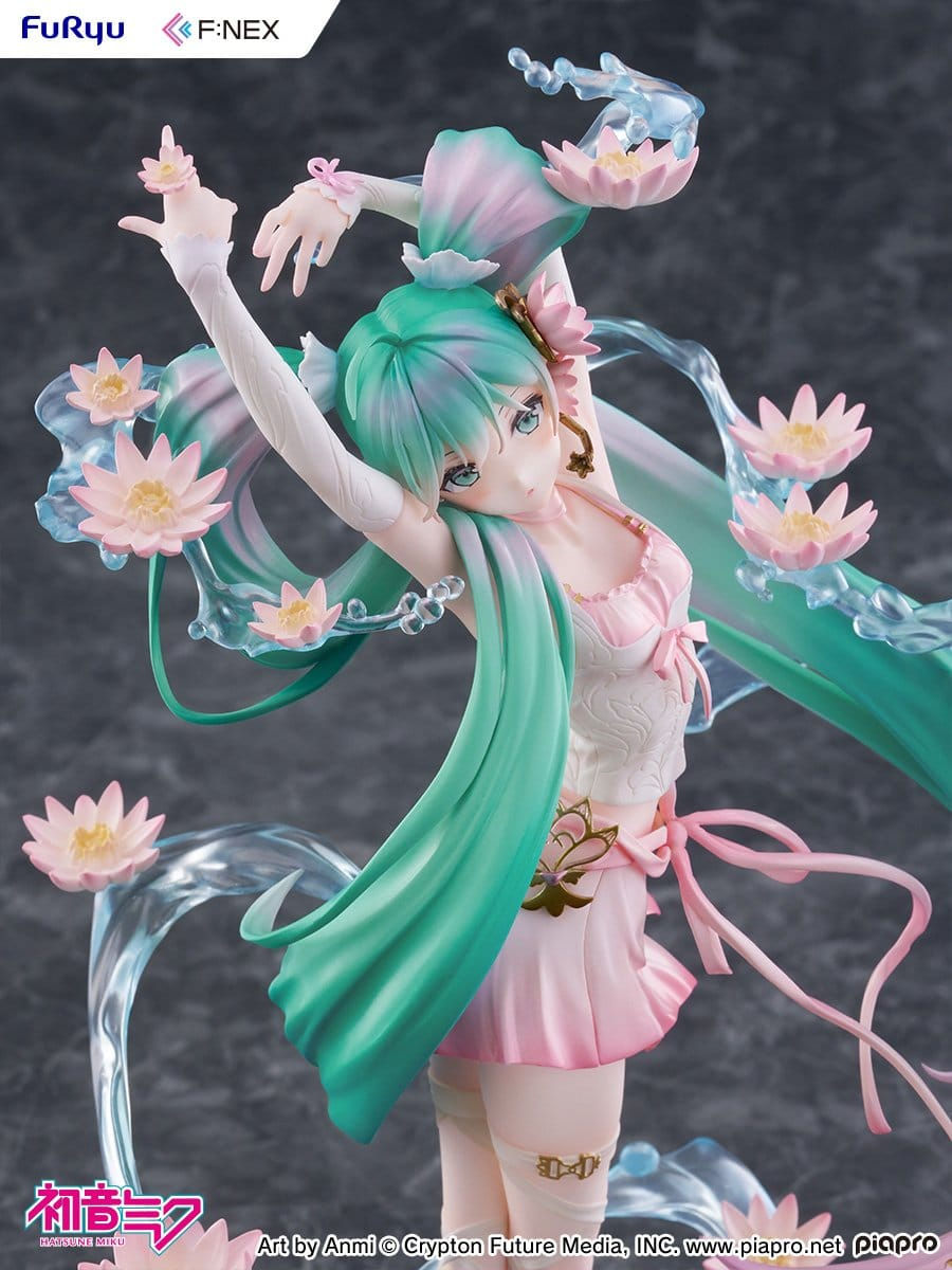 Miniaturbild: Hatsune Miku F:NEX PVC Statue 1/7 Water lily Ver.