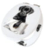 Looprints Puppy Roll Soft Close Toilet Seat ( Top & Bottom Fixing )