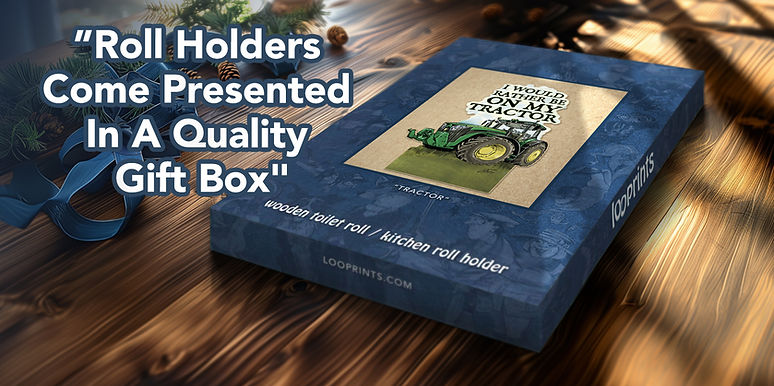 Looprints Tractor Roll Holder Gift Box