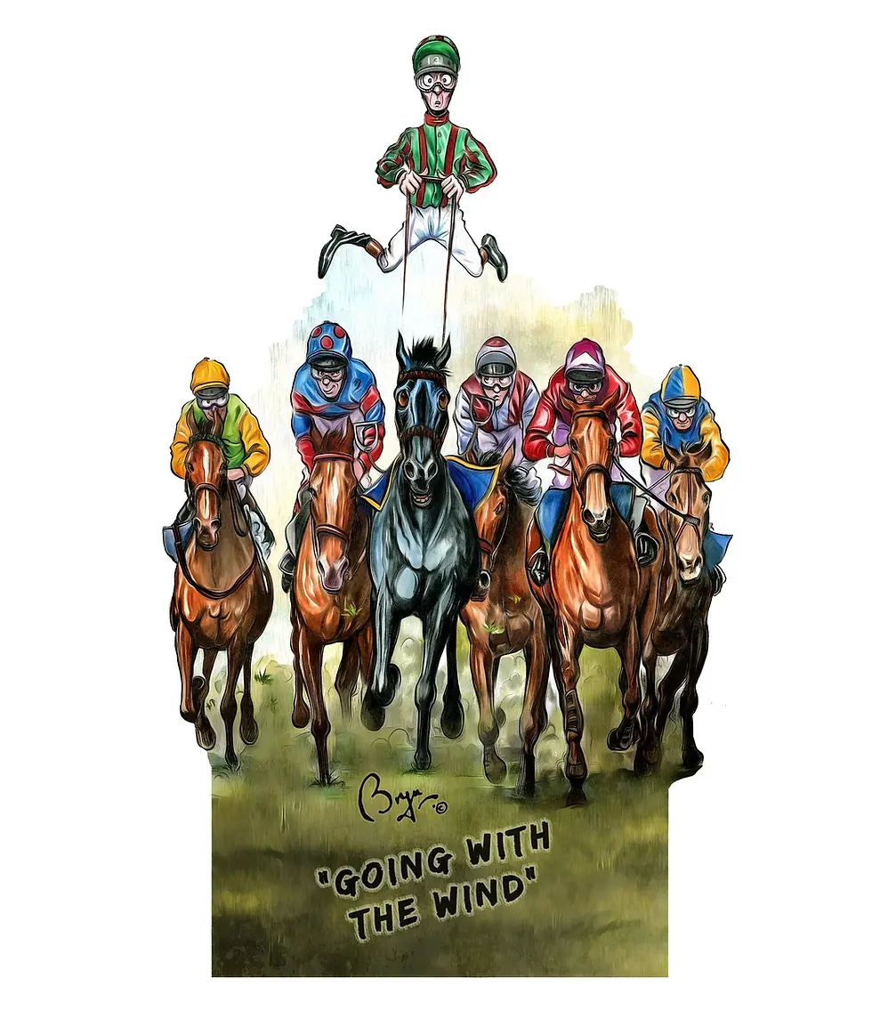 Thumbnail: Looprints Horse Racing Turf Club Kitchen & Loo Roll Holder