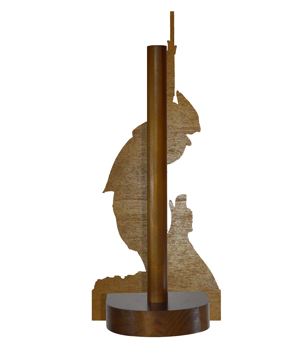 Thumbnail: Looprints Teamwork Wood Cut Kitchen & Loo Roll Holder
