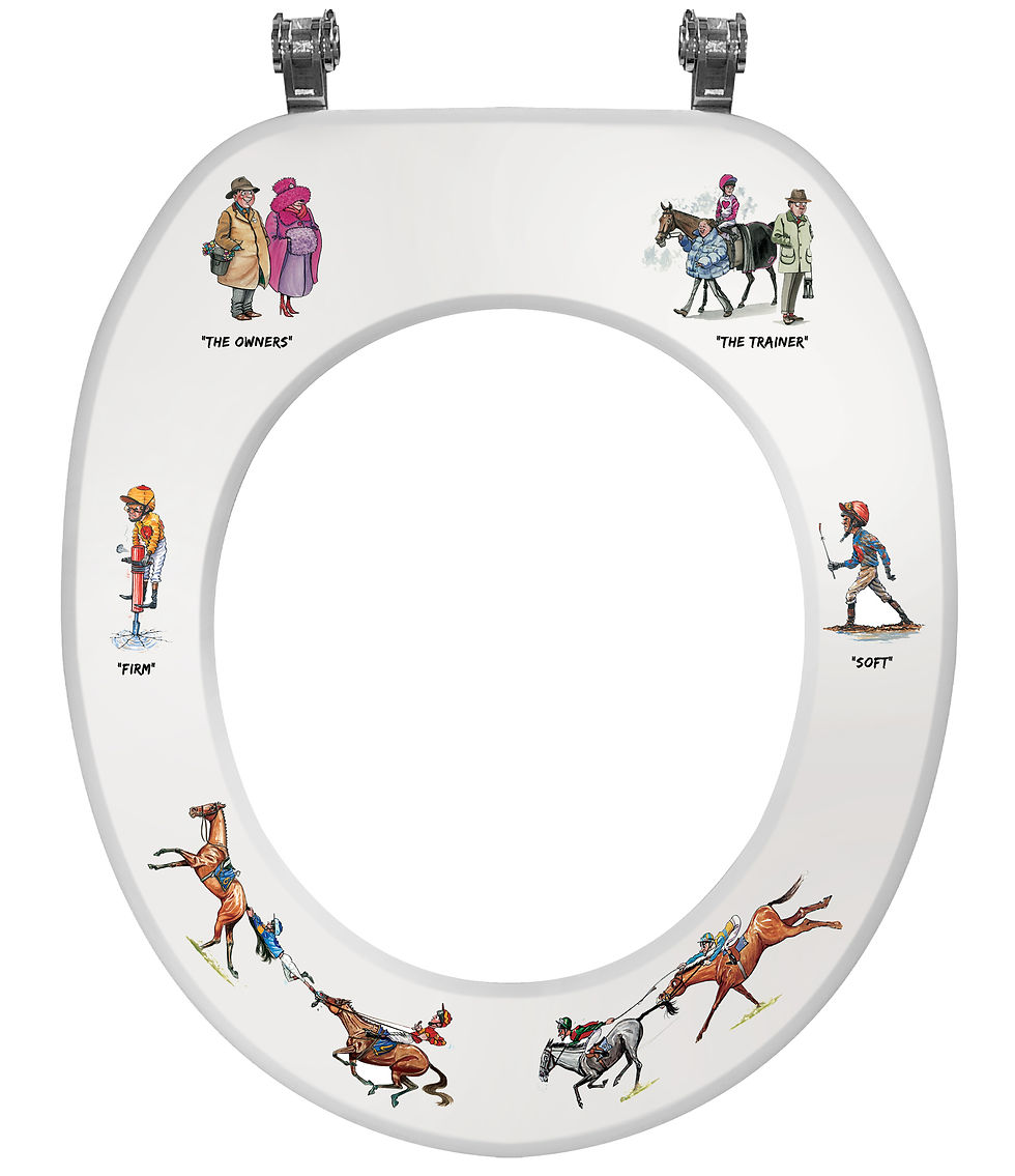 Thumbnail: Looprints Horse Racing Turf Club Soft Close Toilet Seat