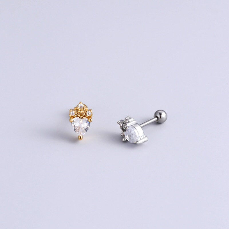 Miniaturbild: 20G Cartilage Surgical Steel Earrings, Rainbow Earrings | HSPJ893