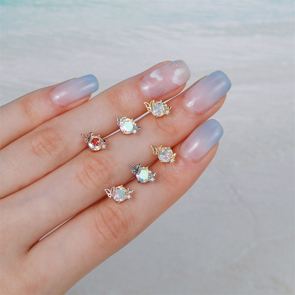 Thumbnail: 20G Cartilage Tiny Stud Earring, Flat Back Earrings, Helix Earrings | EGD0595