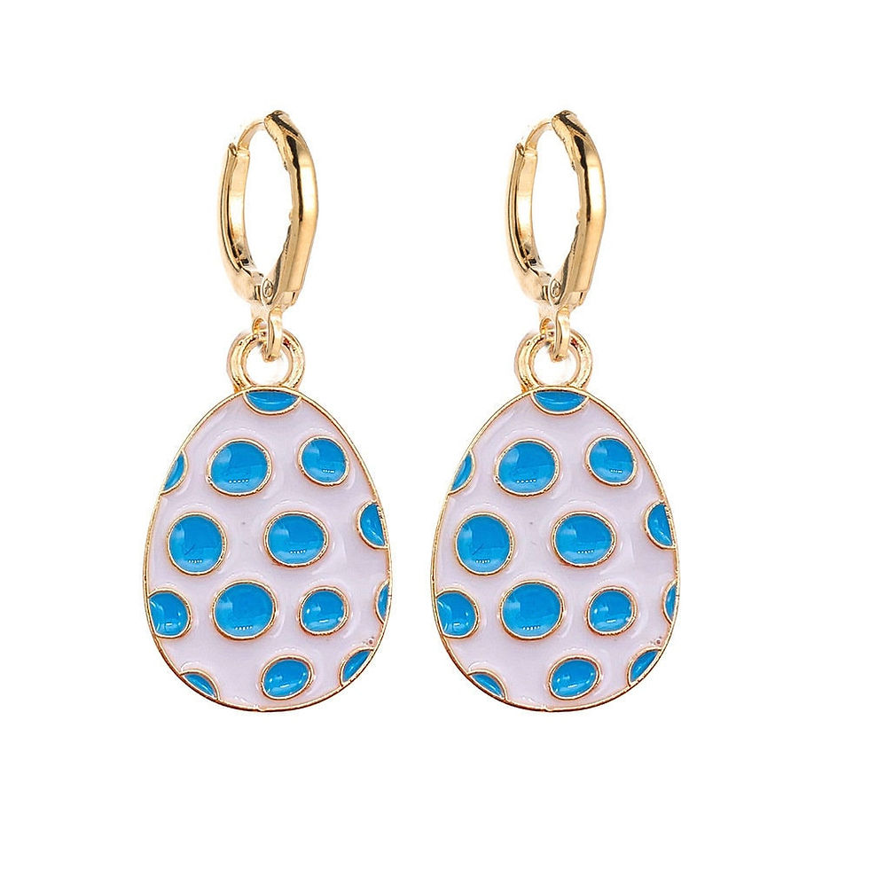 縮圖：Easter Egg Earrings, Easter Egg Earrings, Easter Teardrop Earrings | JE0764