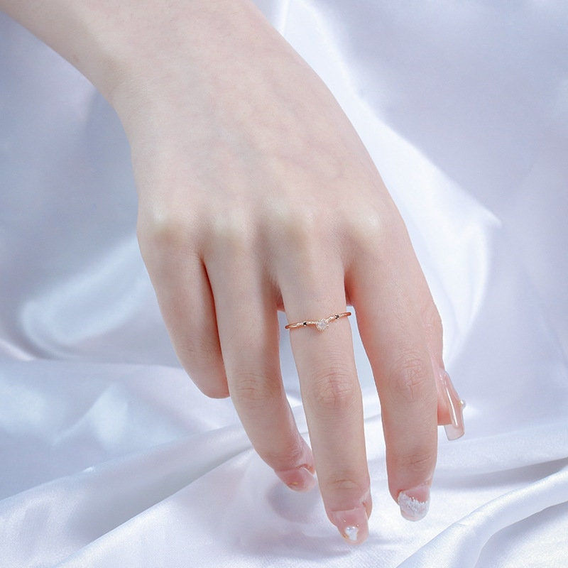 縮圖：925 Silver Opal Black Spinel Ring, Natural Opal Ring, Black Spinel Ring | TB2007