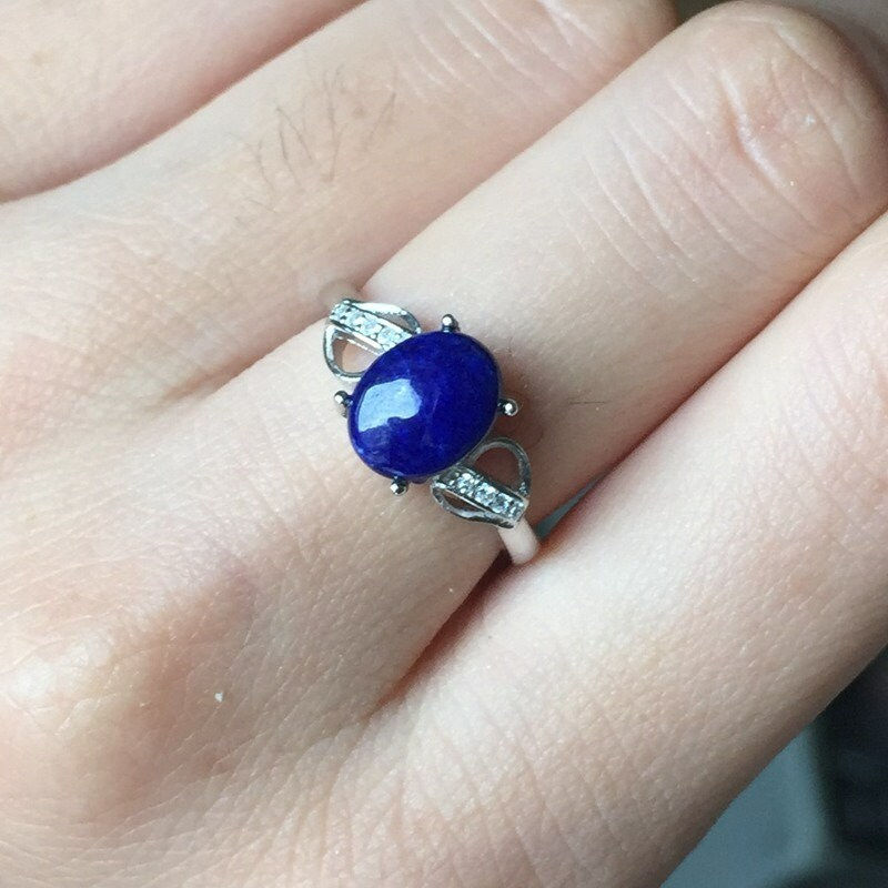 縮圖：18K Gold Lapis Lazuli Ring,Sagittarius Ring,Men Ring | FME - R419