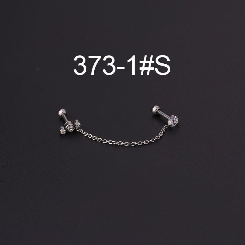 Miniaturbild: 16G Cartilage Chain Earrings, Cartilage Dangle Earrings | HSPJ373