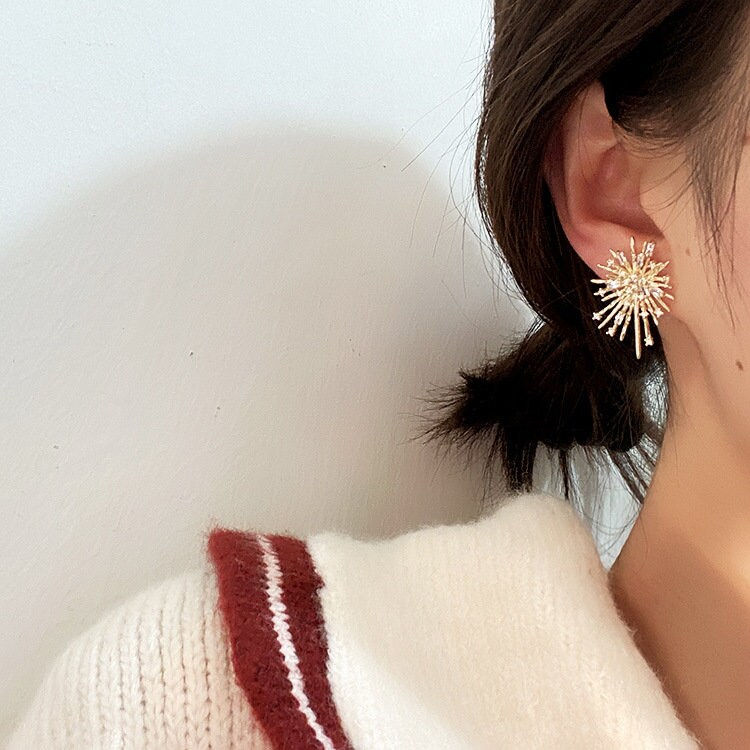 Thumbnail: Fireworks Stud Earrings, Starburst Earrings, Statement Earrings | HE2034