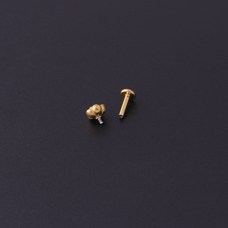 Miniaturbild: 16G Cartilage Labret Back Stud Earring, Bee Earring, Snake Earring | HSPJ685