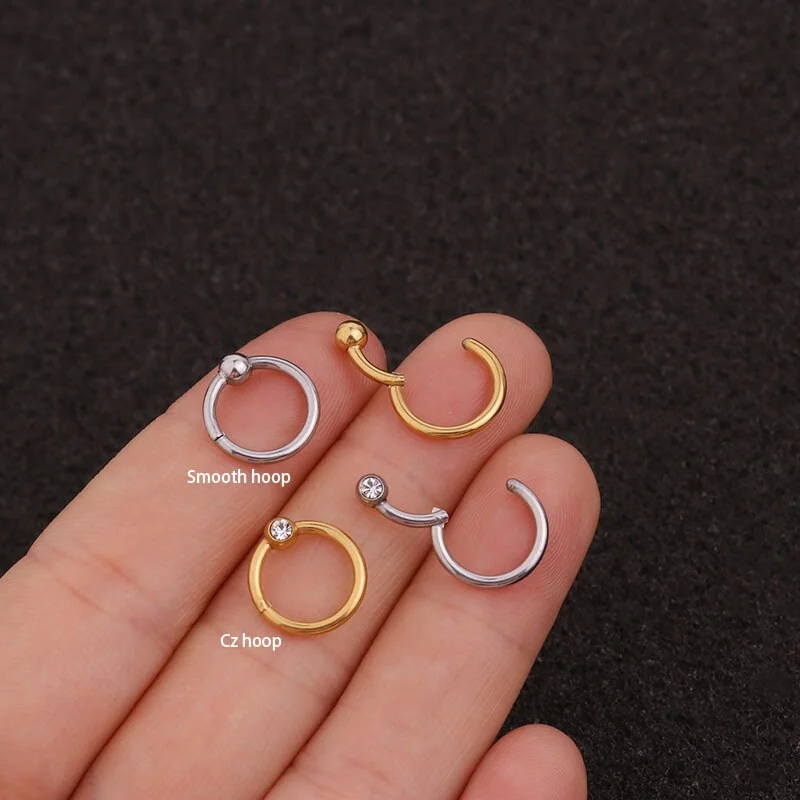 16G Captive Bead Ring Hoop Earrings