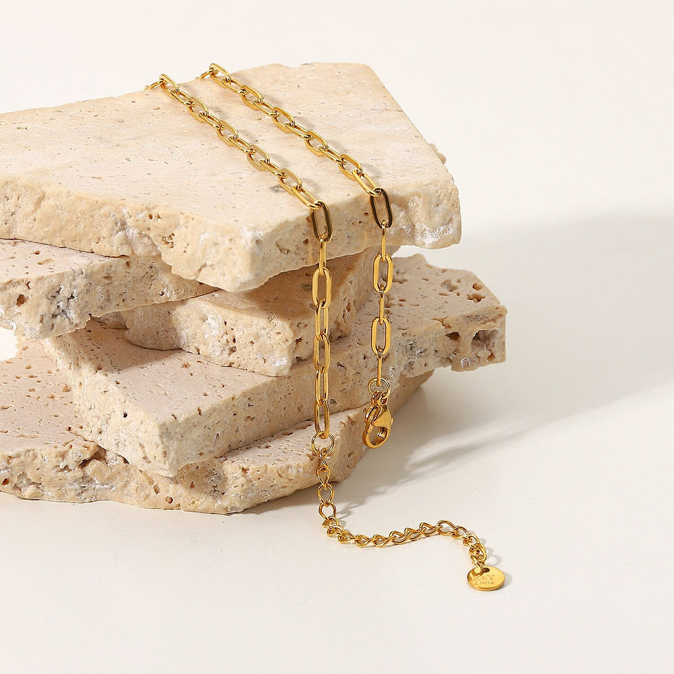 Thumbnail: 18K Gold Plated Cross Necklace, Freshwater Pearl Beads Necklace | JDN921