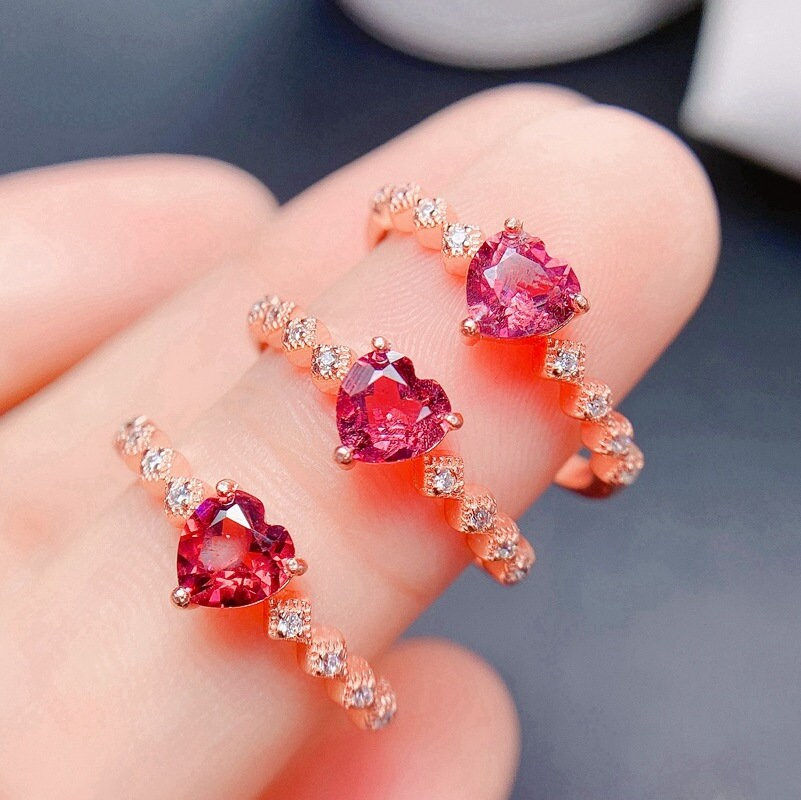 縮圖：18K Gold Spessartite Love Ring,Anniversary Ring, Engagement Ring | FME - R096