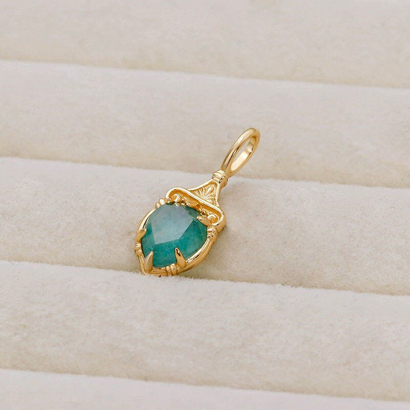 Thumbnail: 925 Silver Apatite Pendant, Apatite Jewelry, Natural Apatite | TB2267