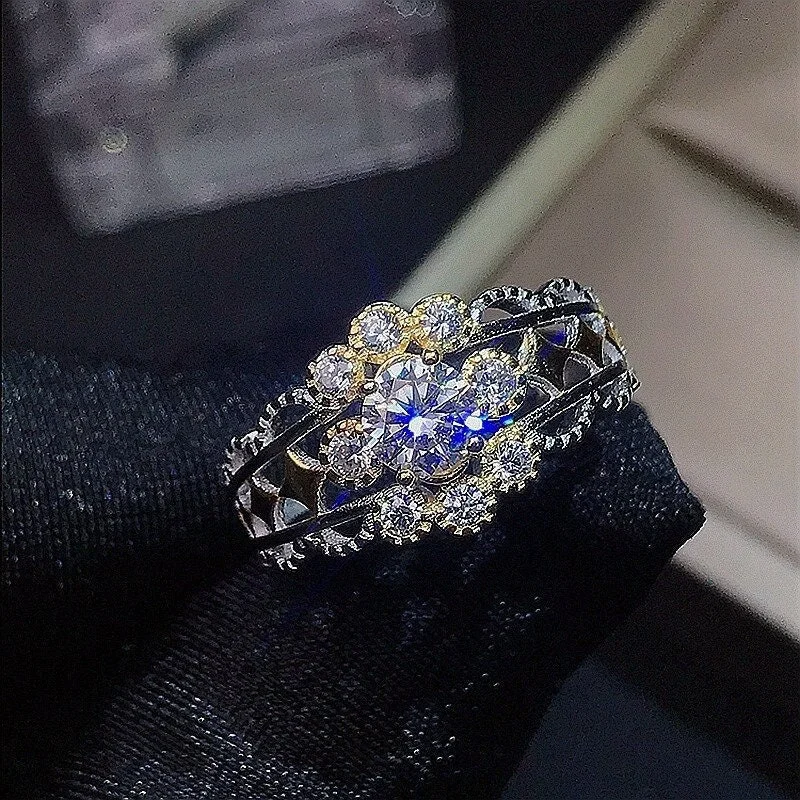 0.5CT Dainty Moissanite Ring