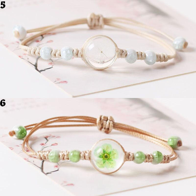 Thumbnail: Nature Inspired Bracelet, Forget Me Not, Flower Blossom Bracelet | SL0314