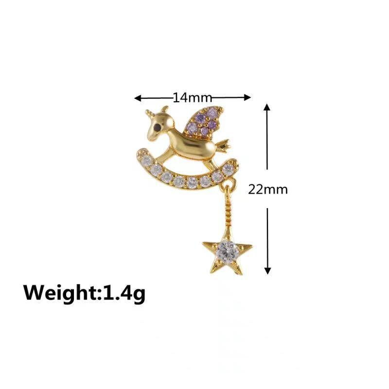 Thumbnail: 20G Cartilage Tiny Stud Earring, Flat Back Earrings, Helix Earrings | EGD0220