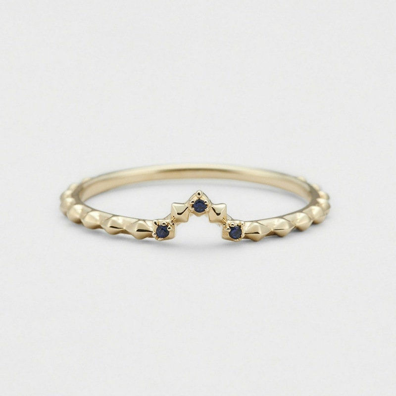 縮圖：925 Silver Natural Lemon Quartz Ring Set | KR292