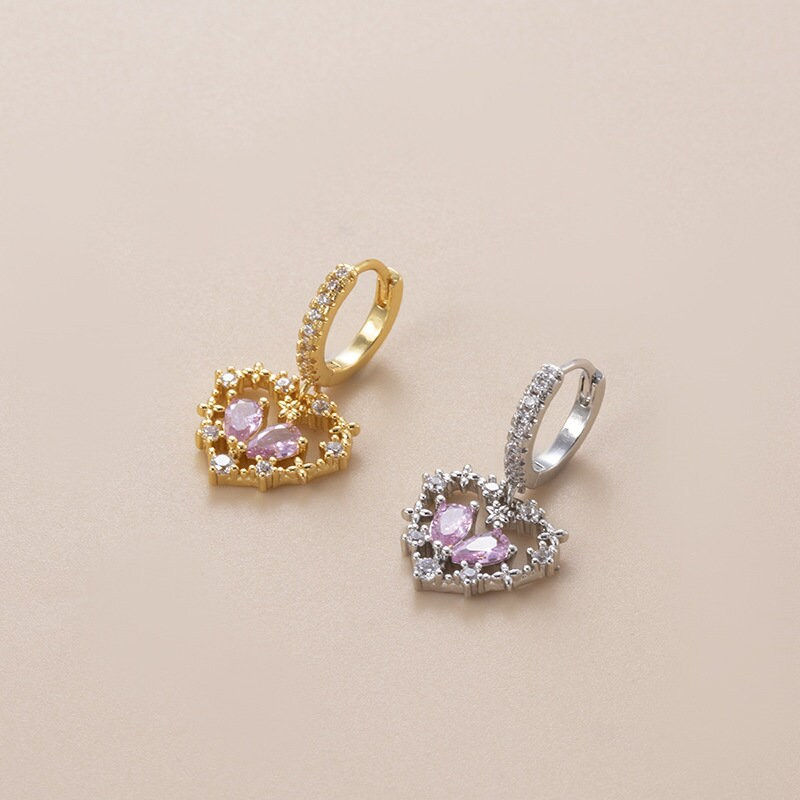 縮圖：18K Gold Cartilage Huggies Earrings, Butterfly Hoop Earrings | HSPJ879