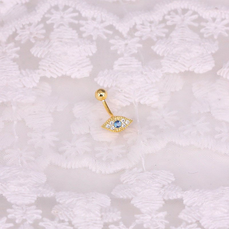 Thumbnail: 925 Sterling Silver Cartilage Earrings, Evil Eye Earring | HC032