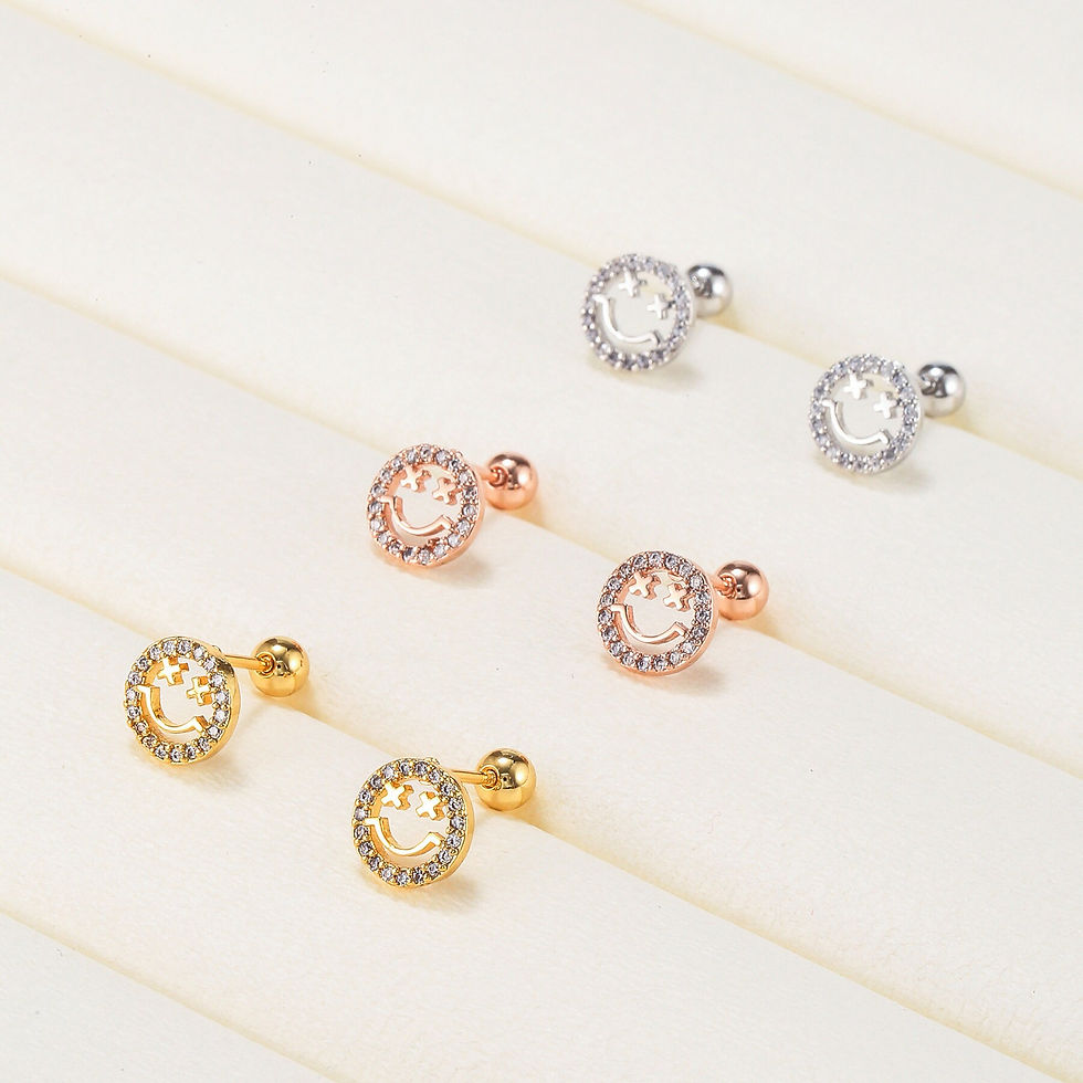 Thumbnail: 20G Cartilage Tiny Stud Earring, Flat Back Earrings, Helix Earrings | EGD0349