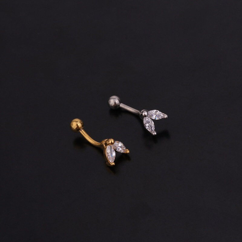 Miniaturbild: 16G Cartilage Daith Earring, Front Back Earrings, Ear Jacket | HSPJ231