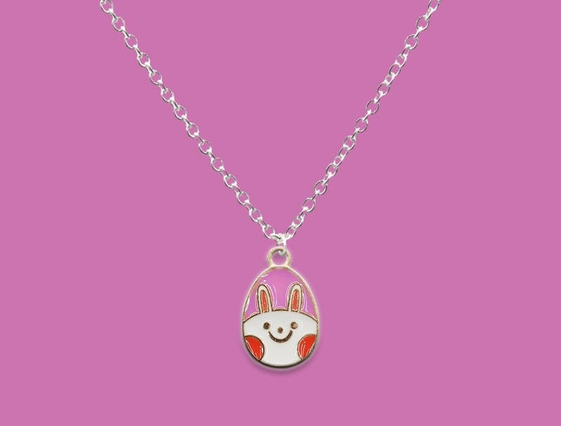 縮圖：Pastel Easter Egg Pendant Necklace, Easter Jewelry | EN001