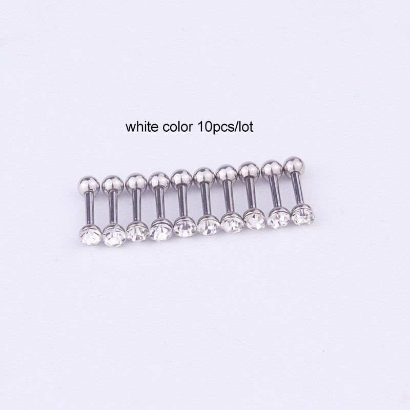 Miniaturbild: 16G Tiny Cartilage Surgical Steel Stud Earrings, Flat Back Earrings | BR8564