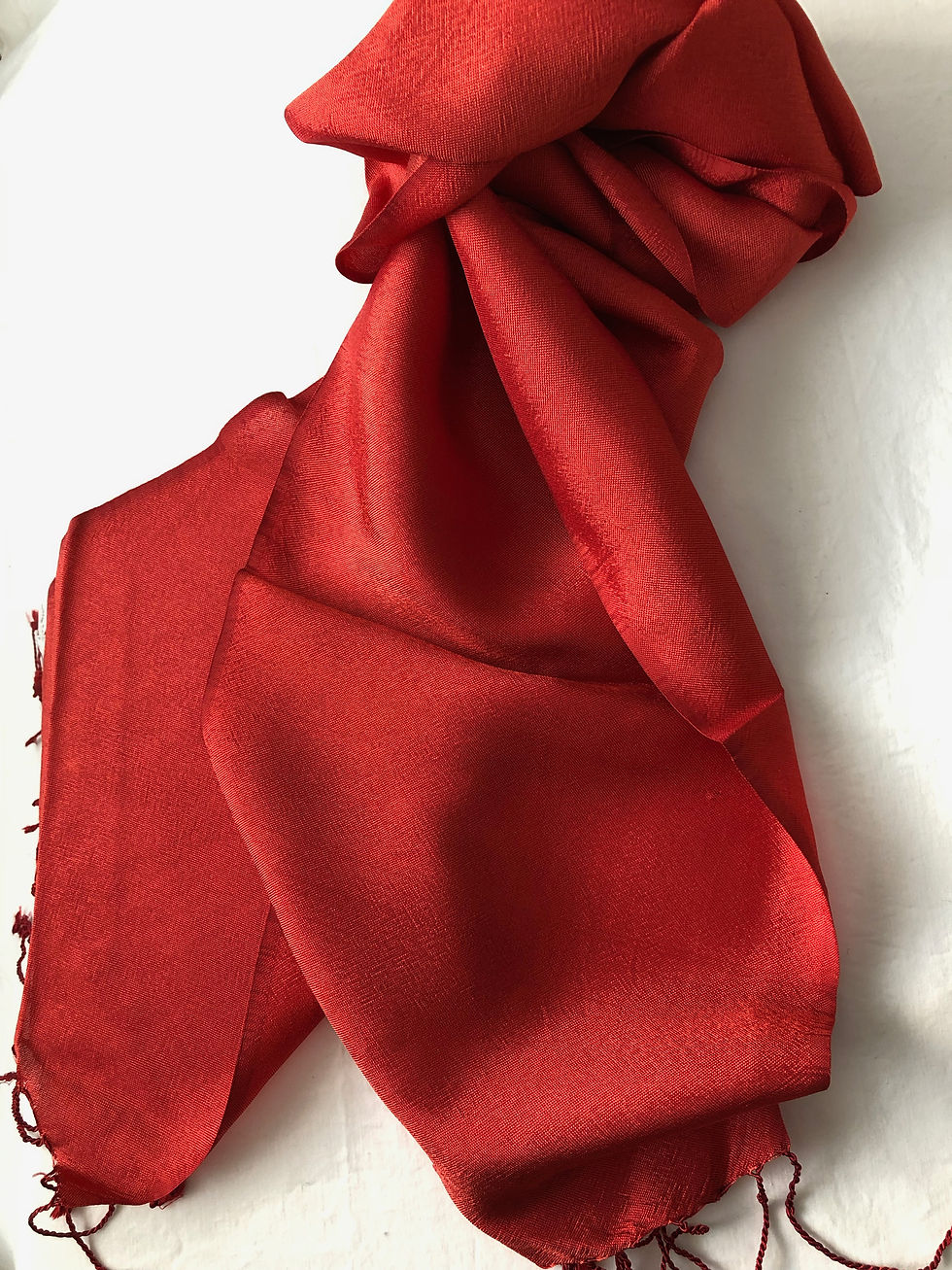 100% Silk Orange
