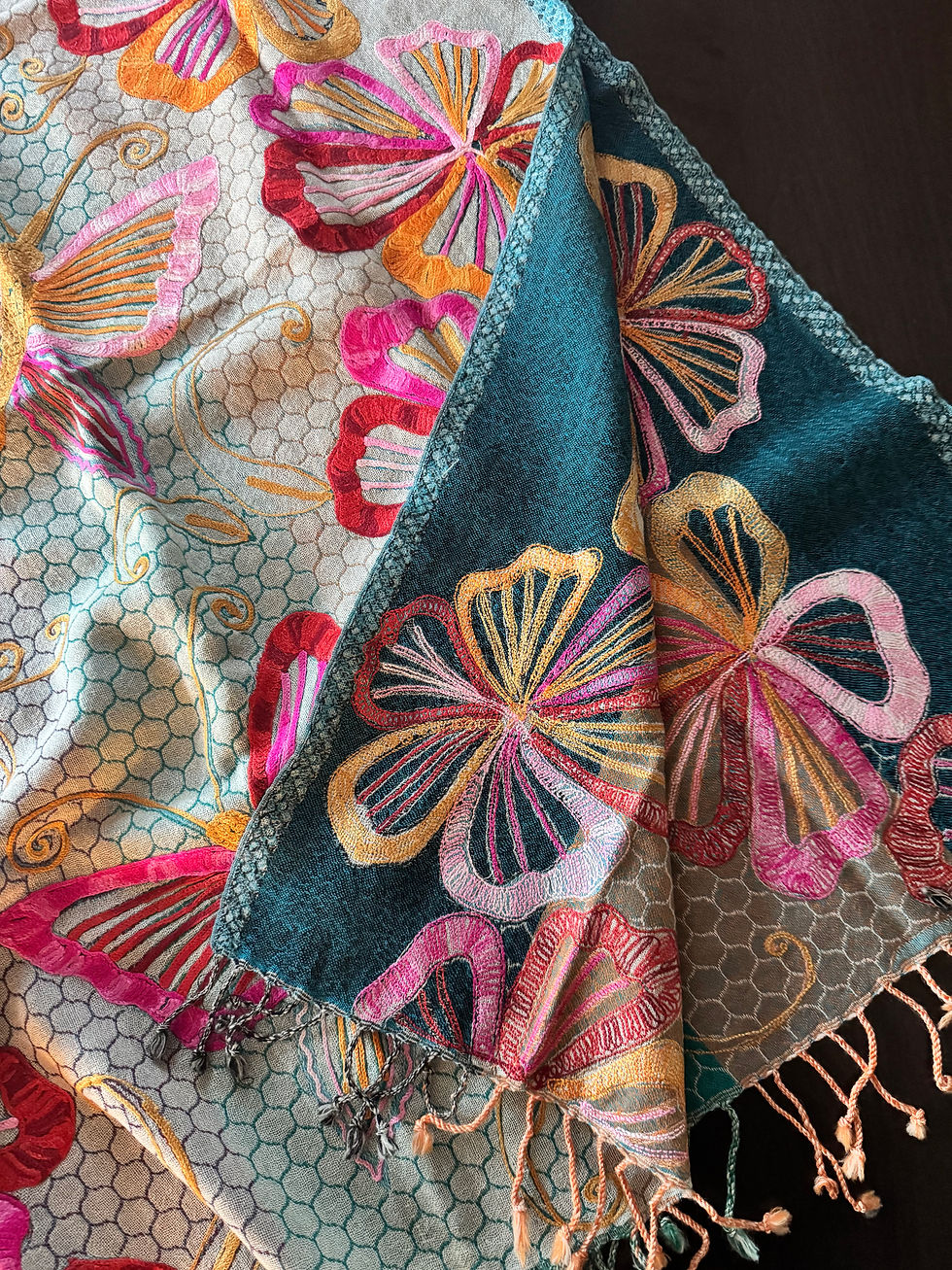 Thumbnail: Wool & Felt - Honeycomb Pink, Yellow