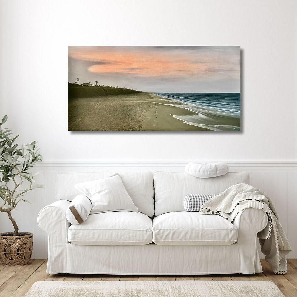 Miniature : Evening Walk, 24"x48"