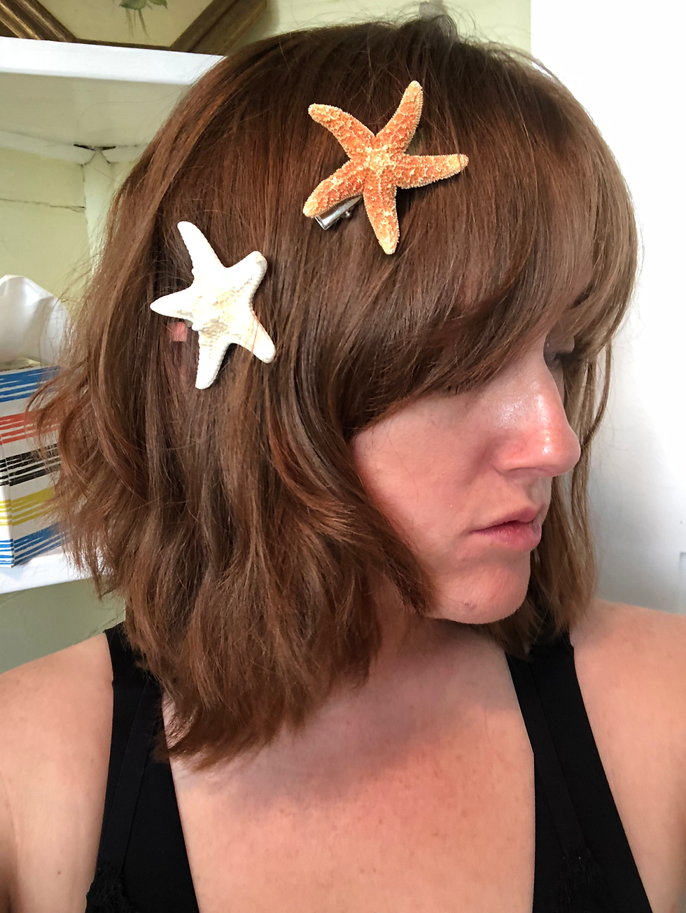 Miniature : Starfish Hair Clips