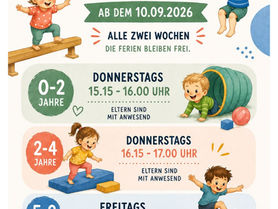 NEU - Kinderturnen für verschiedene Altersgruppen