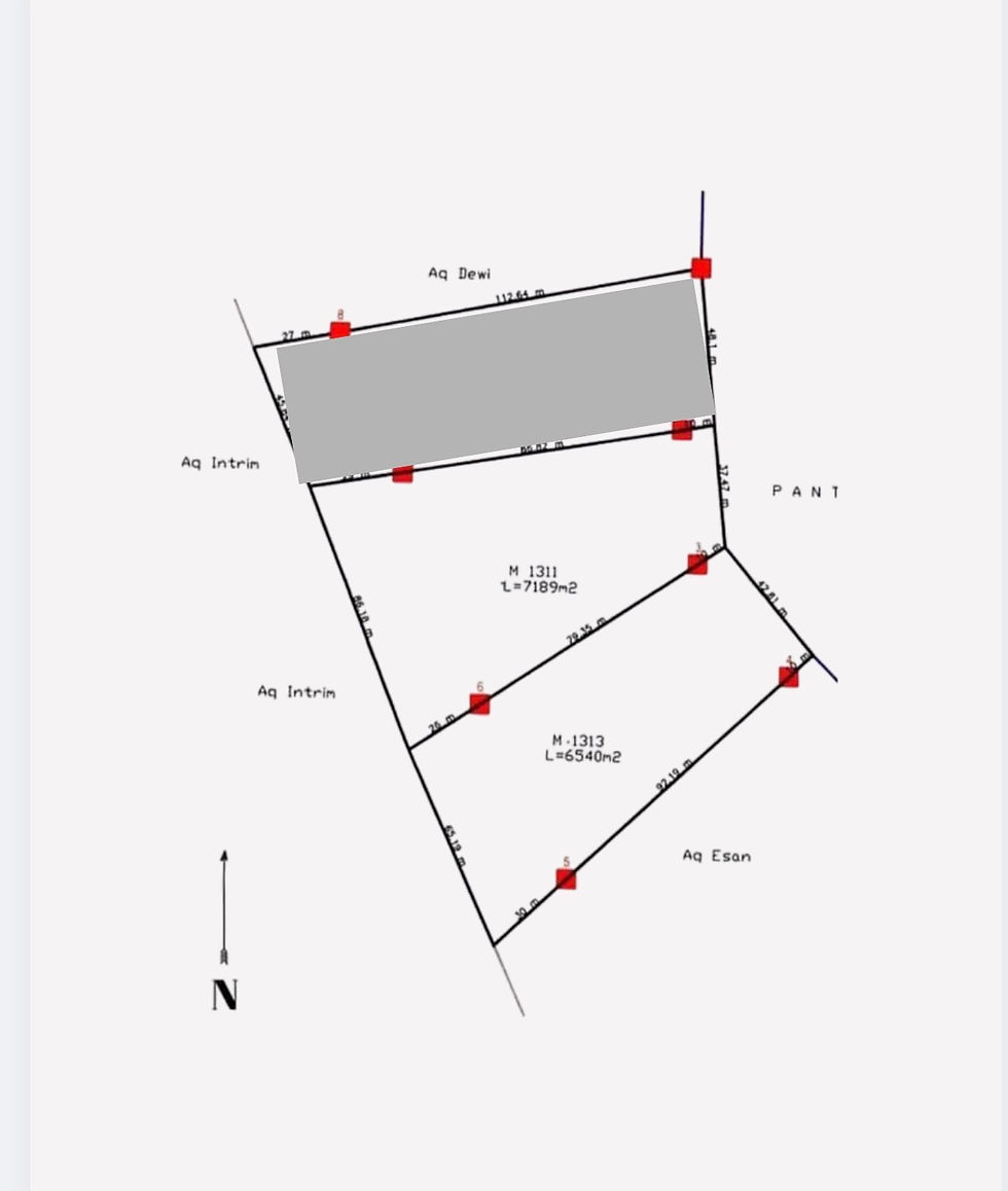 Miniaturbild: 6150 m² – Strandlage in der Gerupuk-Bucht