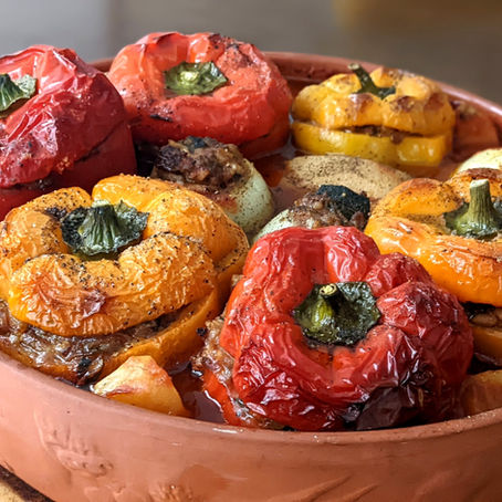 Stuffed Peppers - Greek Yemista!