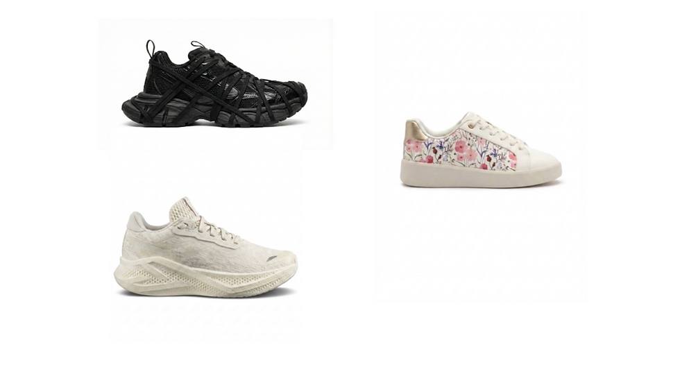 Prezentační snímek ukazující, jak nástroj Nano Banana 2 sjednotil nekonzistentní fotky bot z e-shopu do profi podoby na bílém pozadí.