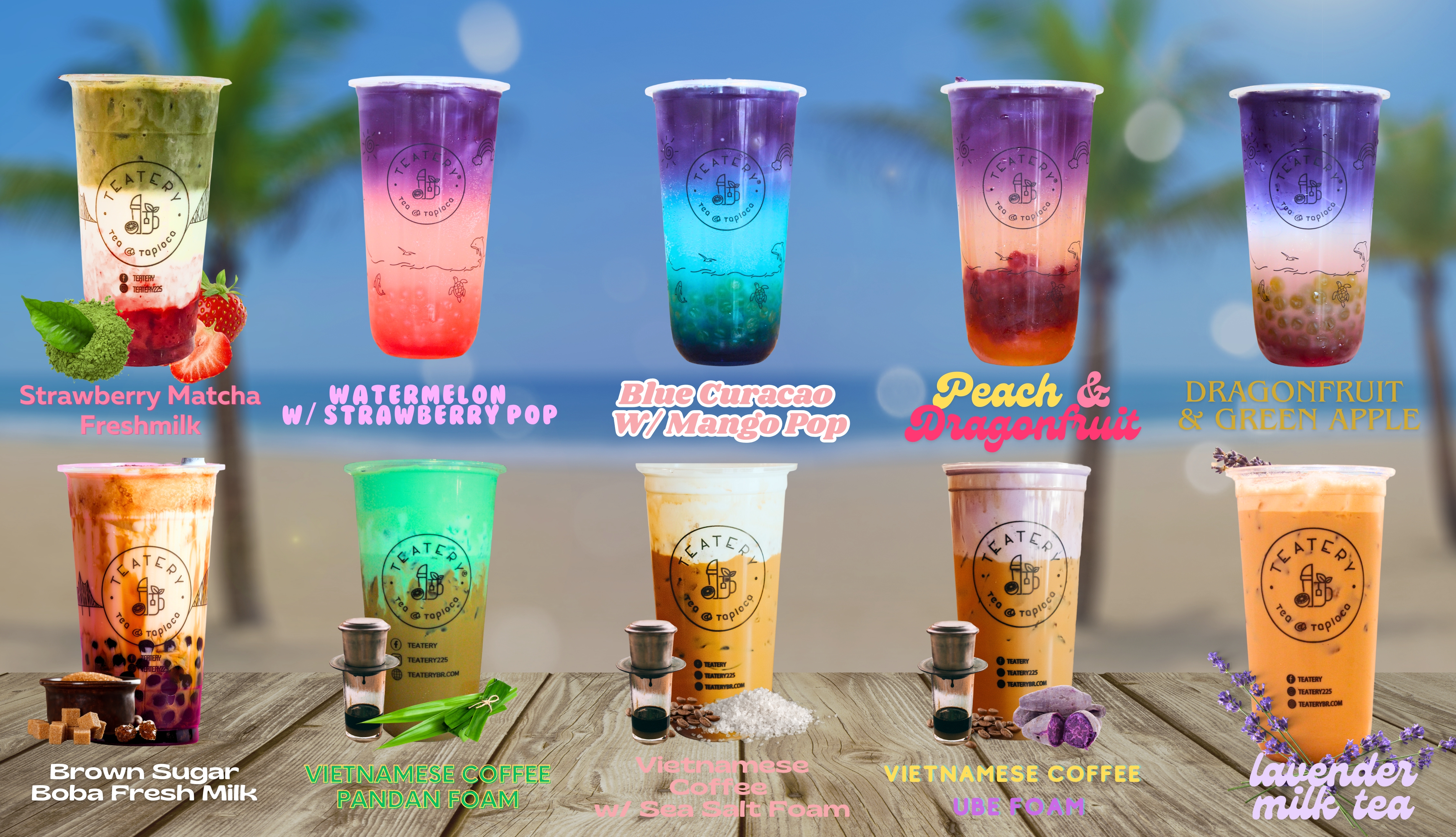 Arranged Food and Objects