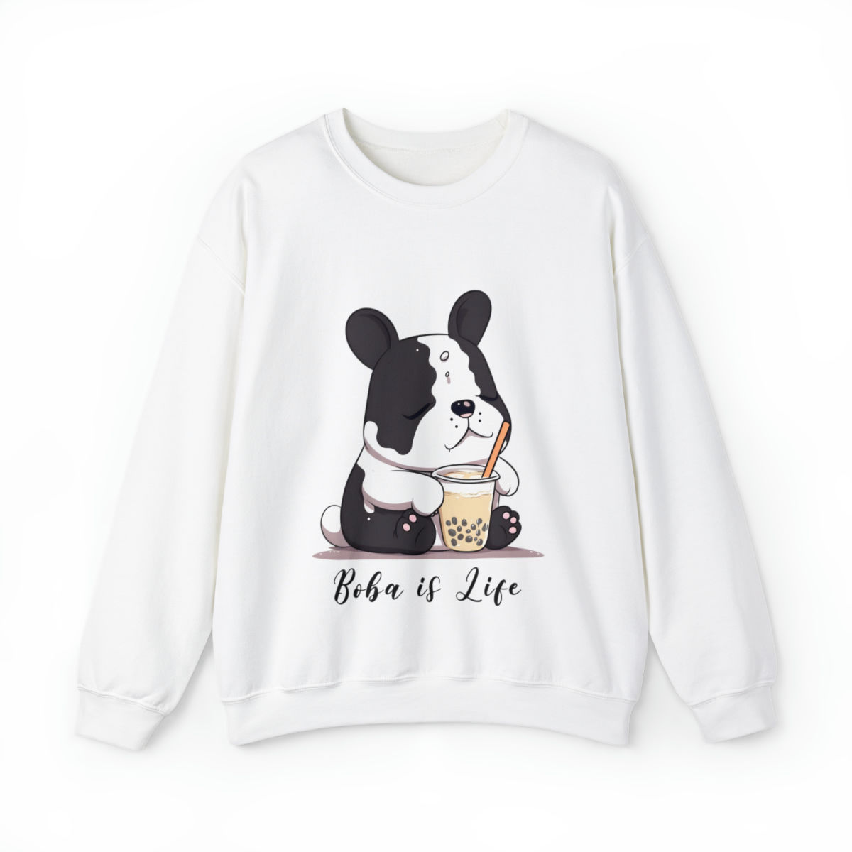 Unisex Heavy Blend™ Crewneck Sweatshirt - Boba is Life Puppy