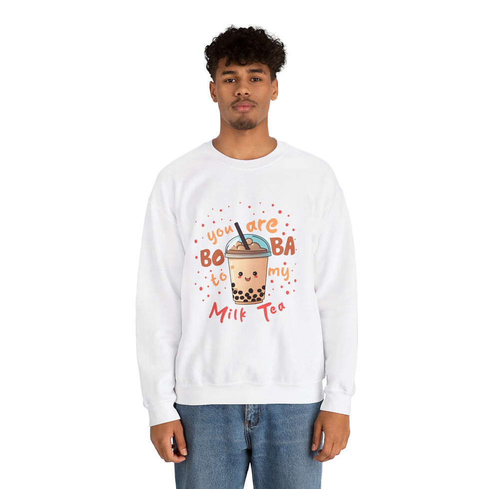 Thumbnail: Unisex Heavy Blend™ Crewneck Sweatshirt - You Are My Boba