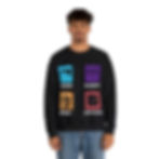 Thumbnail: Unisex Heavy Blend™ Crewneck Sweatshirt - Life style square design