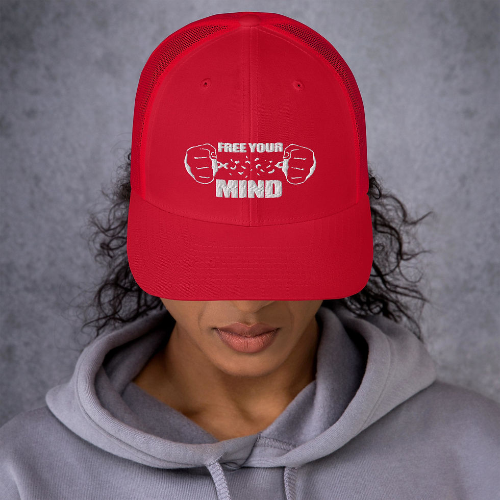 Thumbnail: Free Your Mind Retro Trucker Hat | Yupoong