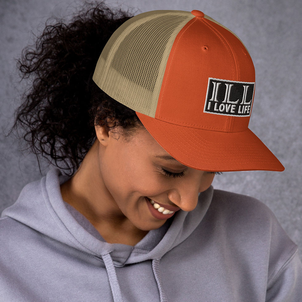 Thumbnail: I Love Life Retro Trucker Hat 