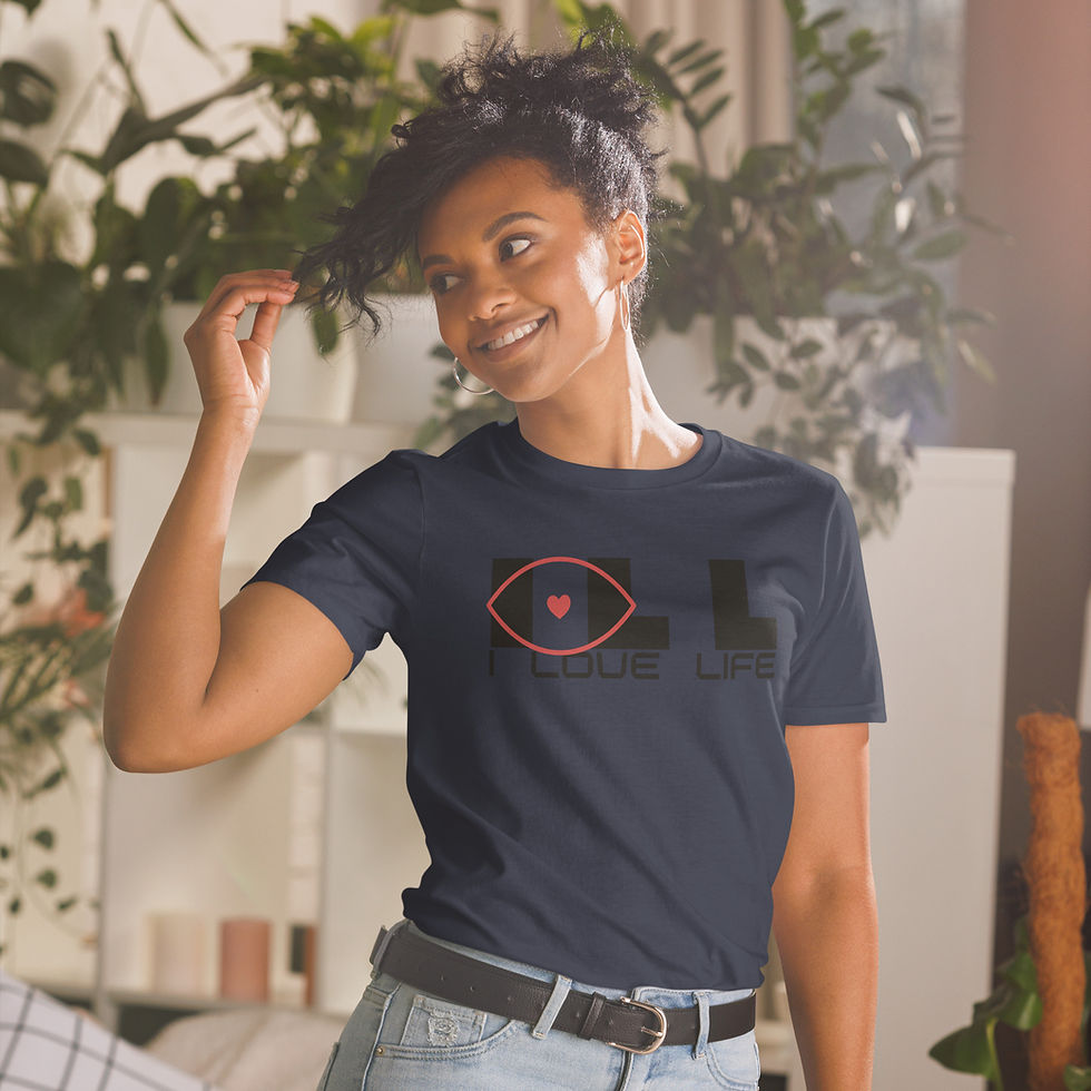 Thumbnail: I Love Life Short-Sleeve Unisex T-Shirt