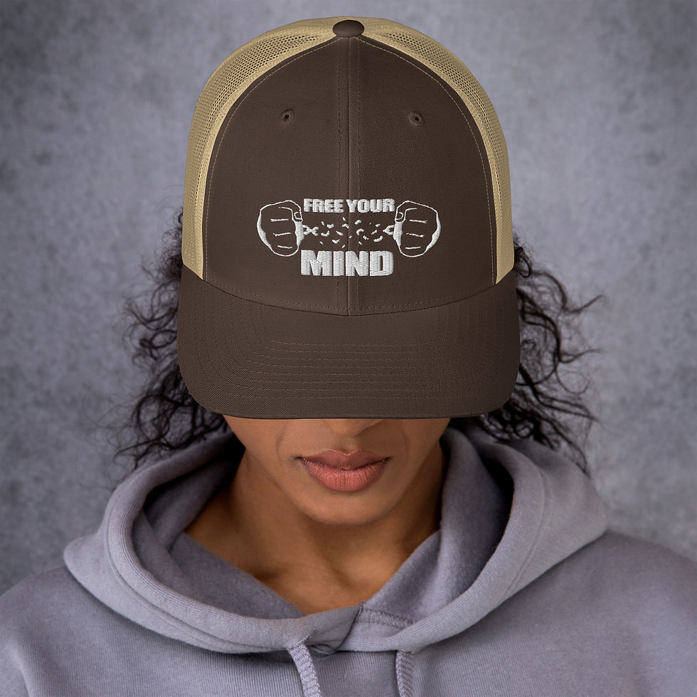 Thumbnail: Free Your Mind Retro Trucker Hat | Yupoong