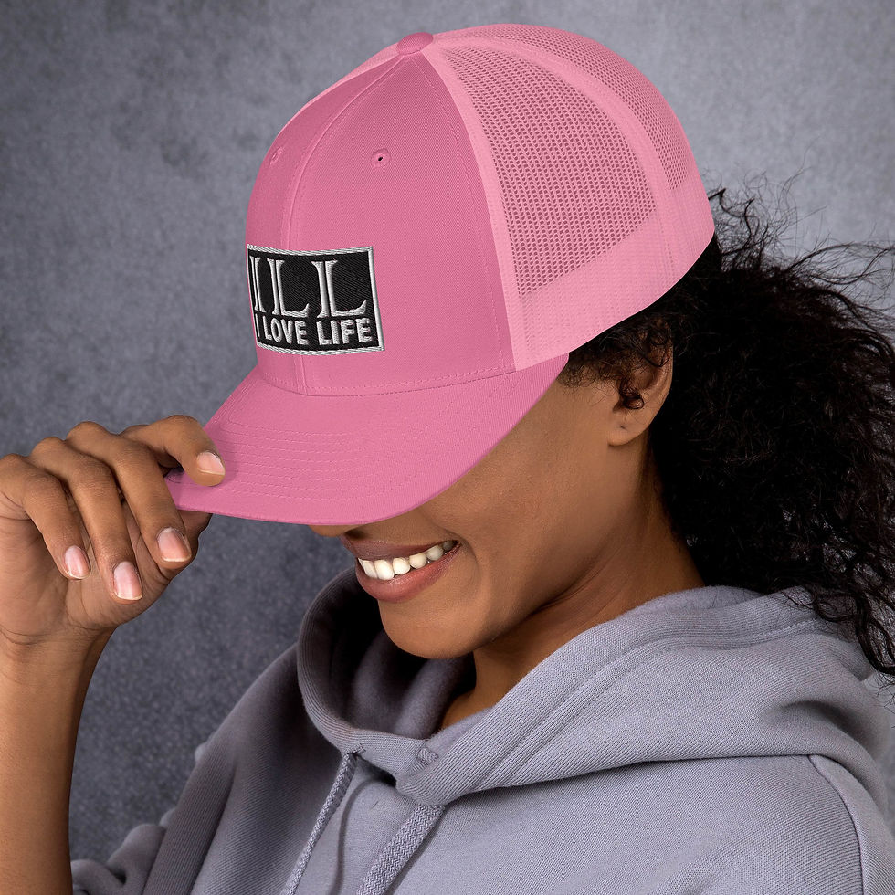 Thumbnail: I Love Life Retro Trucker Hat 